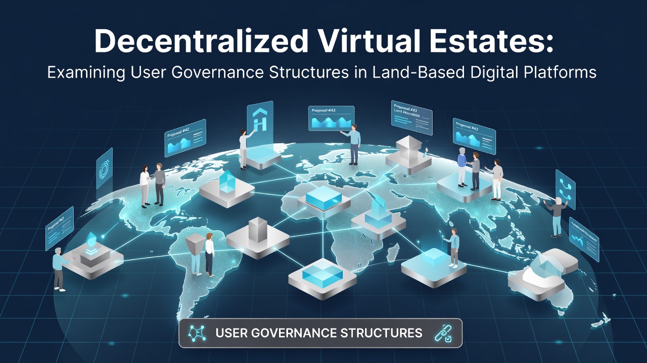Decentralized Virtual Estates: Examining User Governance Structures in Land-Based Digital Platforms