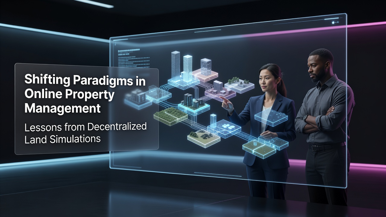 Shifting Paradigms in Online Property Management: Lessons from Decentralized Land Simulations